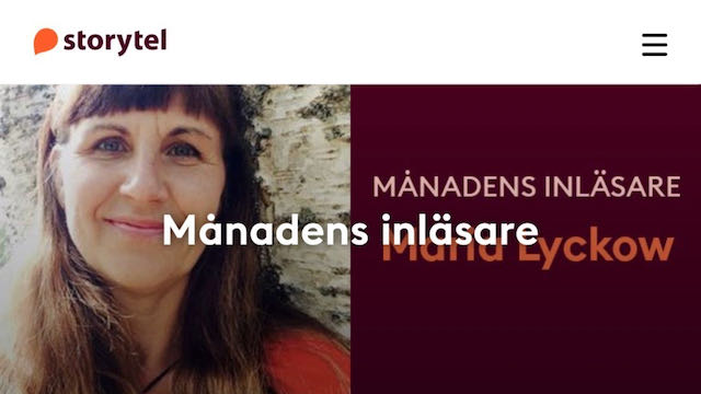 Månadens inläsare Storytel